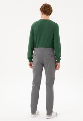 Erkek Gri Kanvas Pantolon - 50254171024