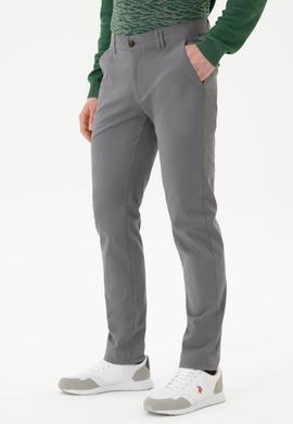 Erkek Gri Kanvas Pantolon - 50254171024