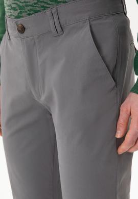 Erkek Gri Kanvas Pantolon - 50254171024