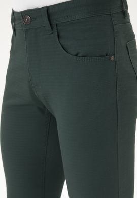 Erkek Koyu Yeşil Kanvas Pantolon - 50256536062