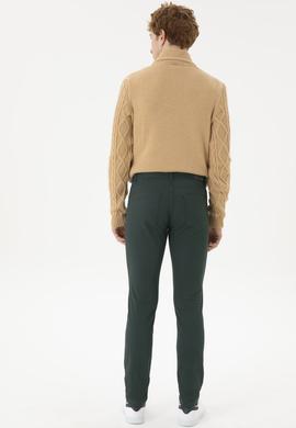 Erkek Koyu Yeşil Kanvas Pantolon - 50256536062