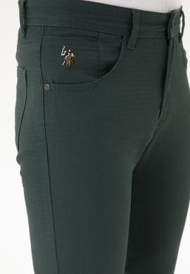 Erkek Koyu Yeşil Kanvas Pantolon - 50256536062