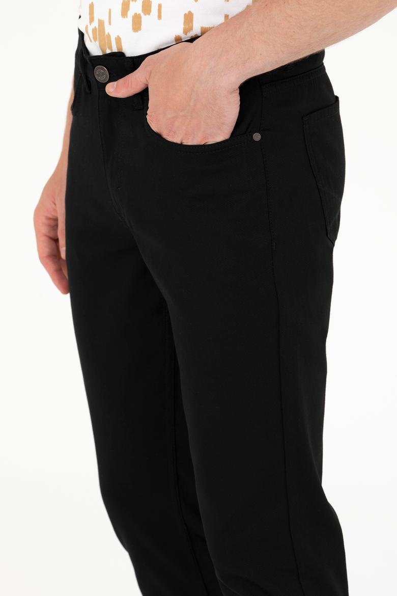 Erkek Siyah Kanvas / Chino Pantolon - 50266053014