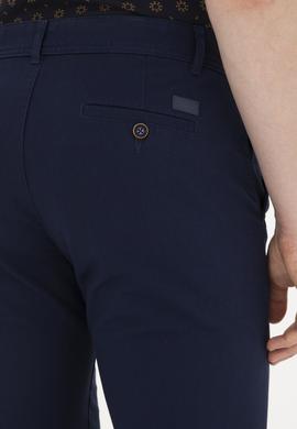 Erkek Regular Fit Lacivert Kanvas / Chino Pantolon - 50286004179