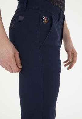 Erkek Regular Fit Lacivert Kanvas / Chino Pantolon - 50286004179