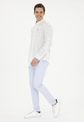 Erkek Açık Mavi Kanvas / Chino Pantolon - 50286013124