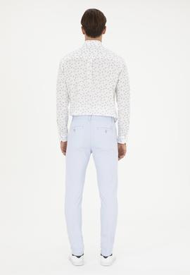 Erkek Açık Mavi Kanvas / Chino Pantolon - 50286013124