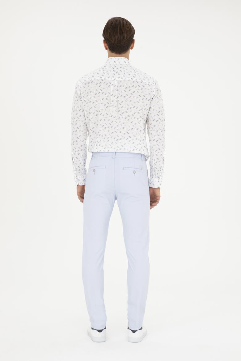 Erkek Açık Mavi Kanvas / Chino Pantolon - 50286013124