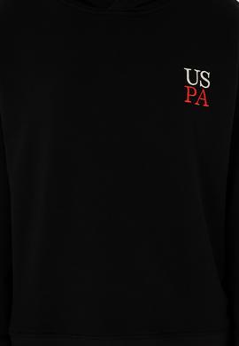 Kadın Siyah Kapüşonlu Sweatshirt - 50291265029