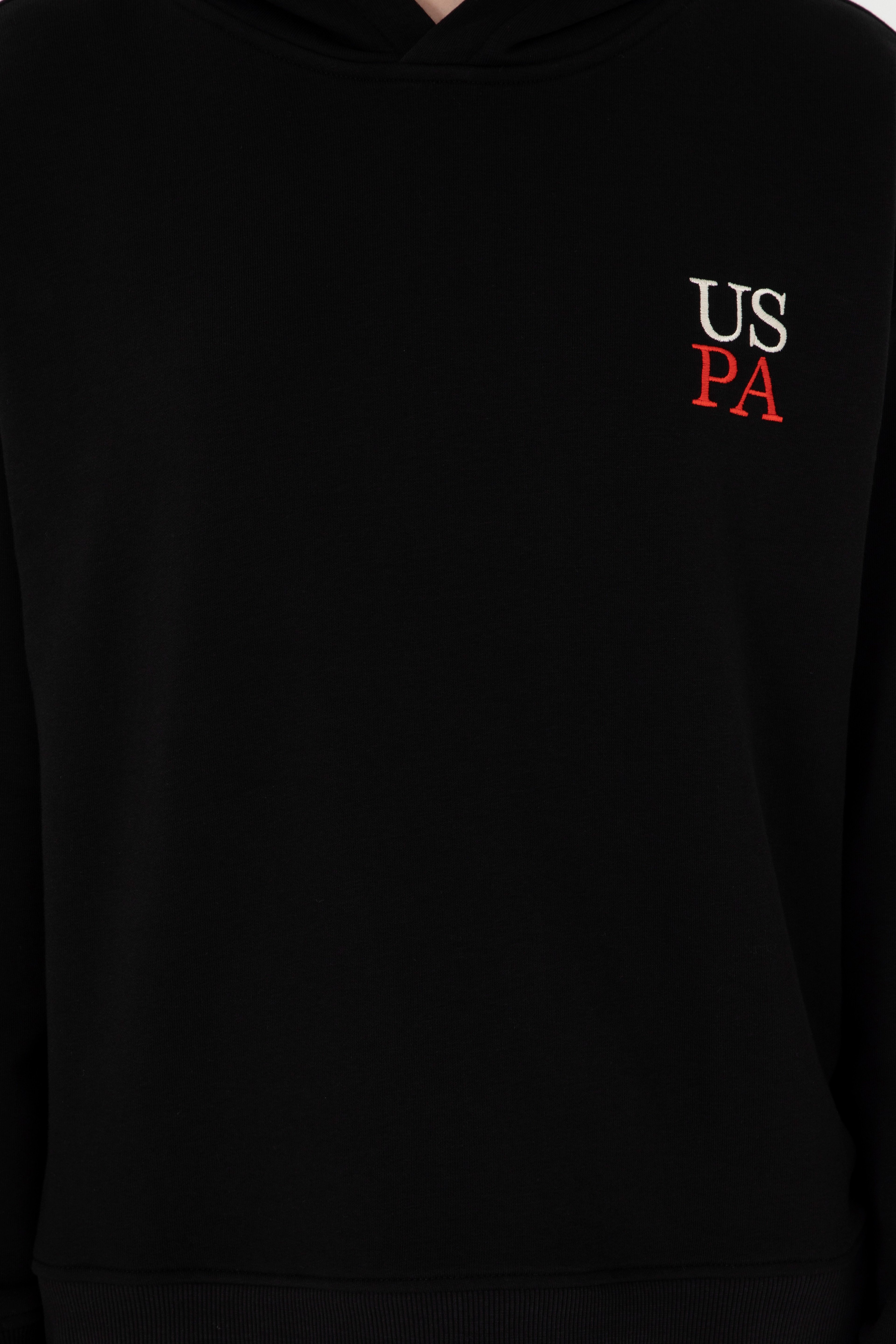 Kadın Siyah Kapüşonlu Sweatshirt