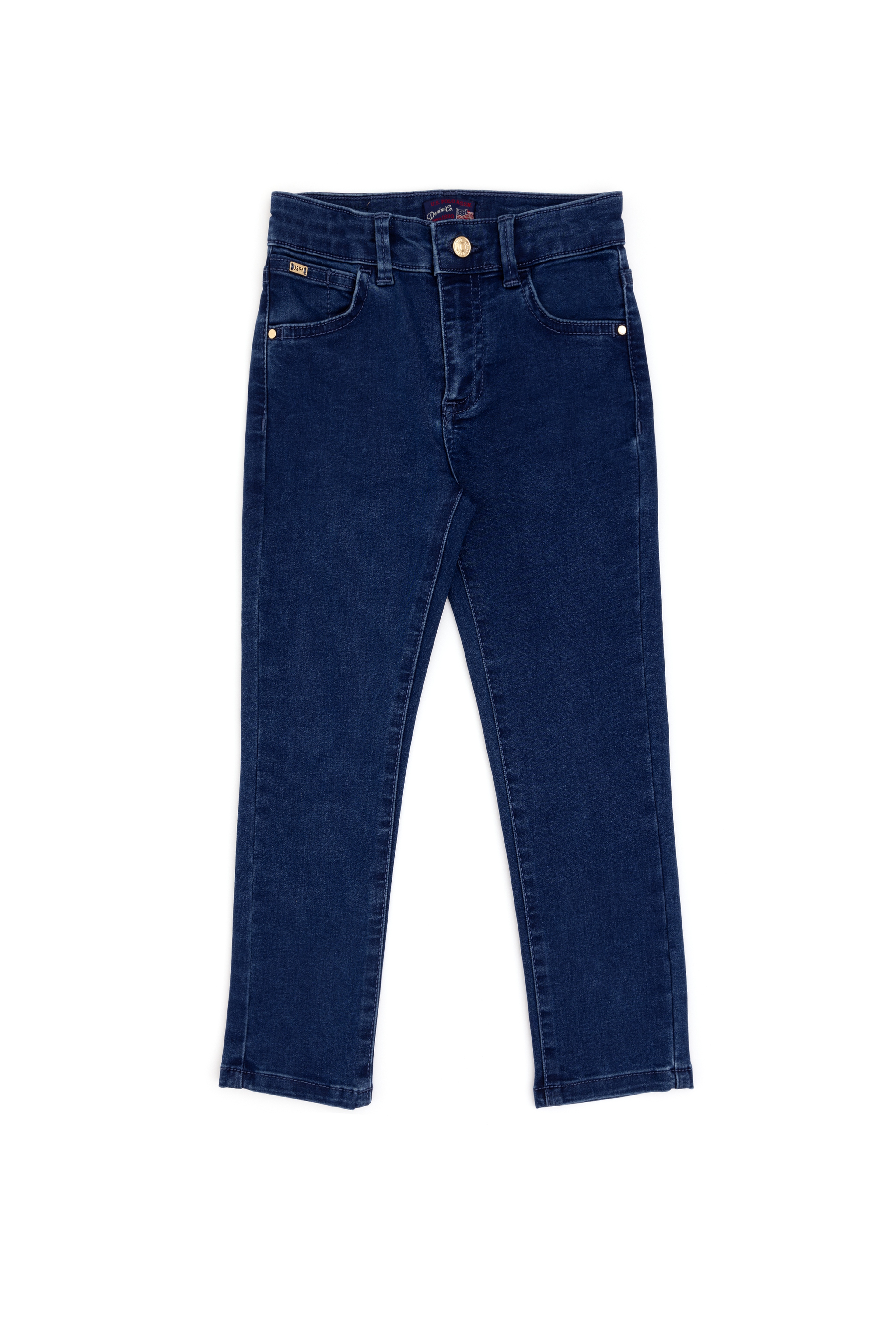 Kız Çocuk Koyu Mavi Jean Pantolon - Image 2