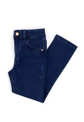 Kız Çocuk Koyu Mavi Jean Pantolon - 50289342003