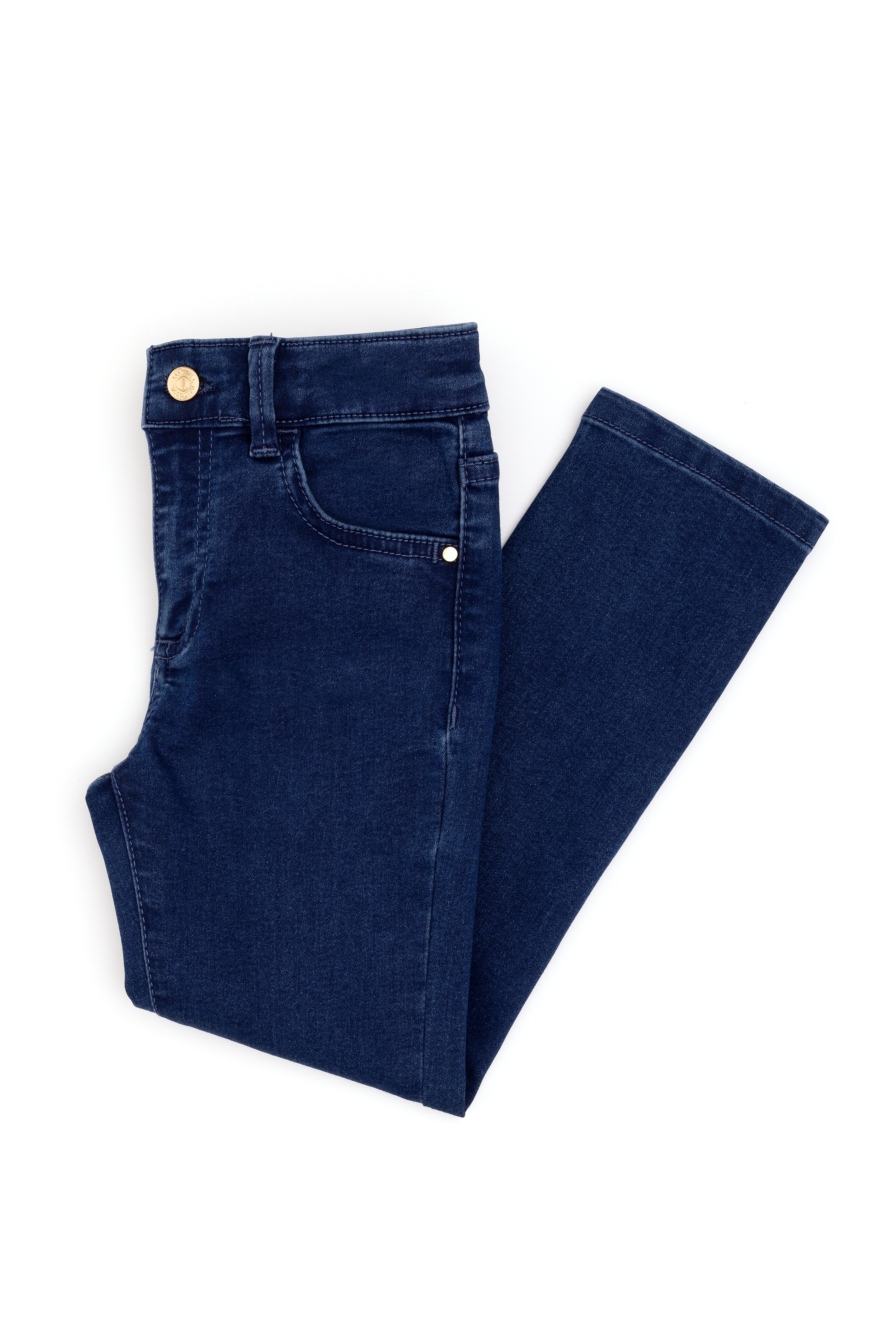Kız Çocuk Koyu Mavi Jean Pantolon - Image 1