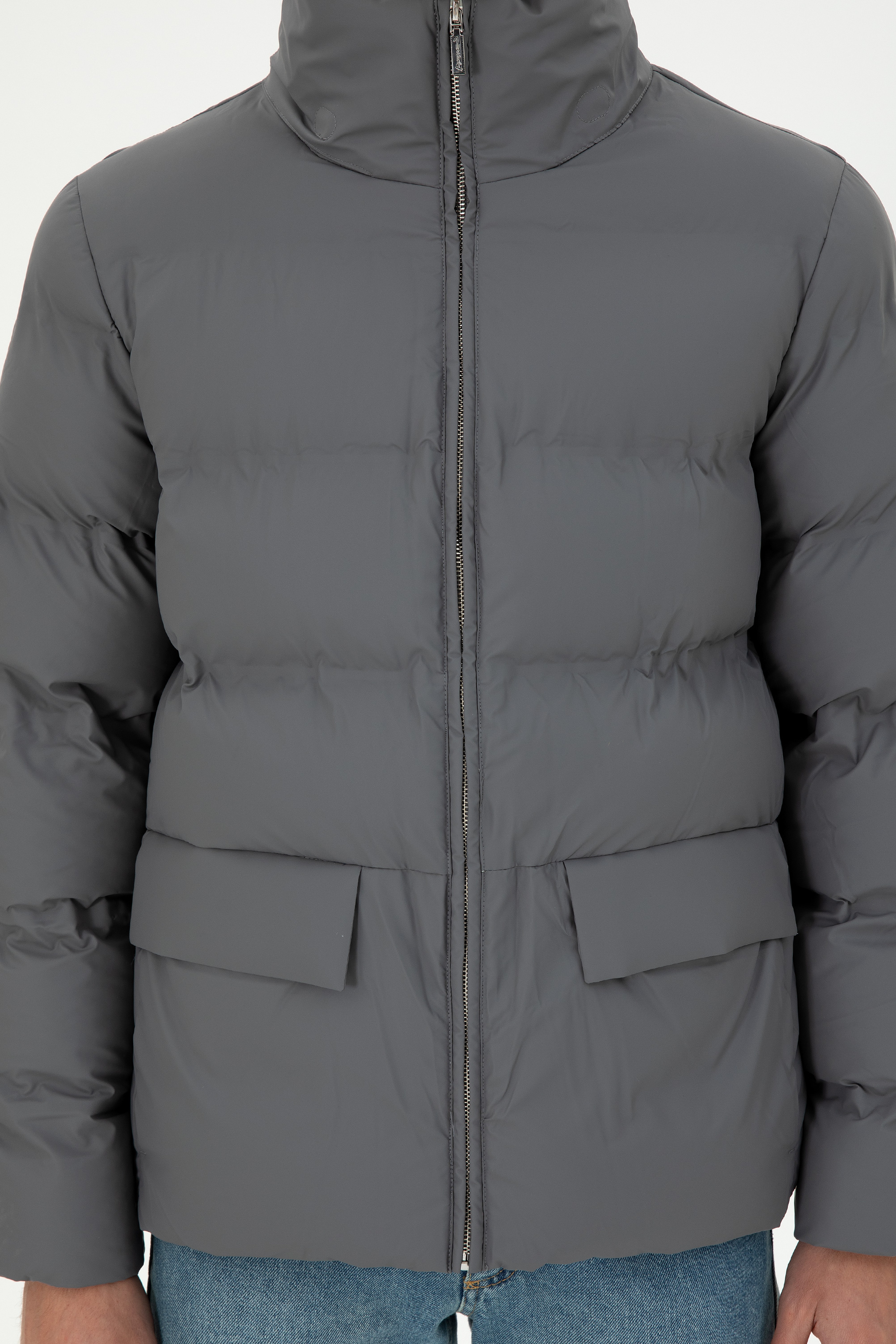 Erkek Gri Mont - Image 6