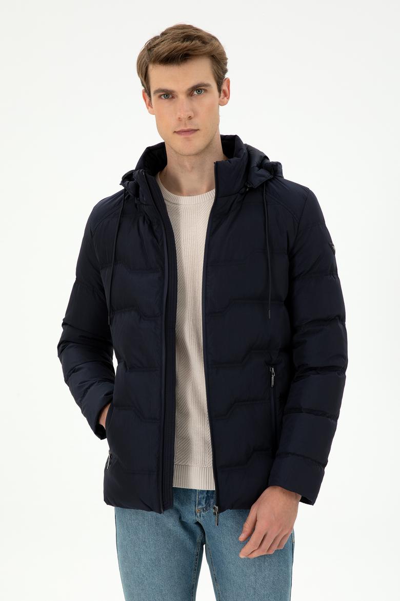 Erkek Lacivert Mont