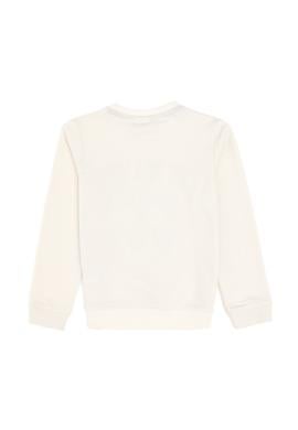 Erkek Çocuk Krem Bisiklet Yaka Sweatshirt - 50290663018