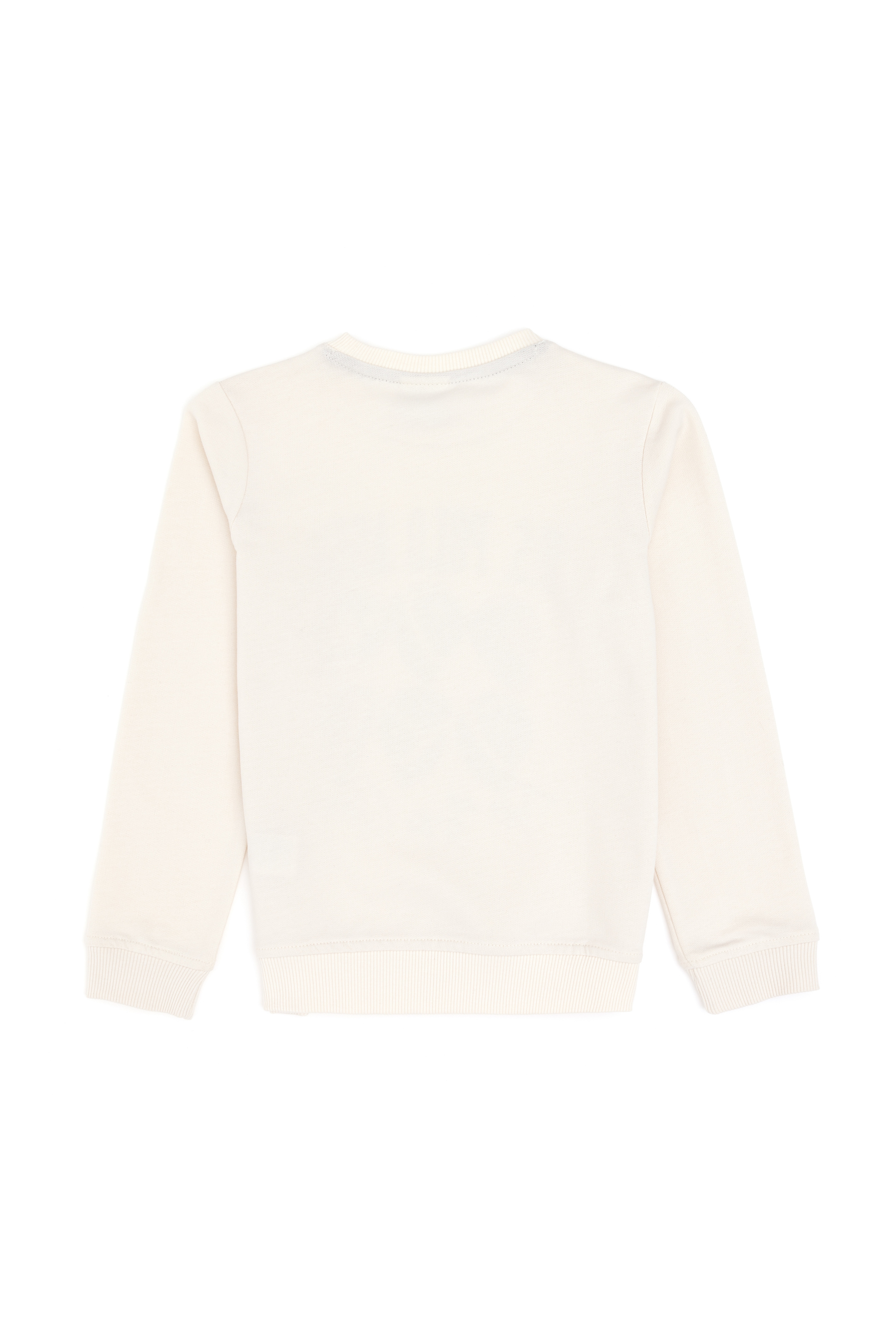 Erkek Çocuk Krem Bisiklet Yaka Sweatshirt - Image 3
