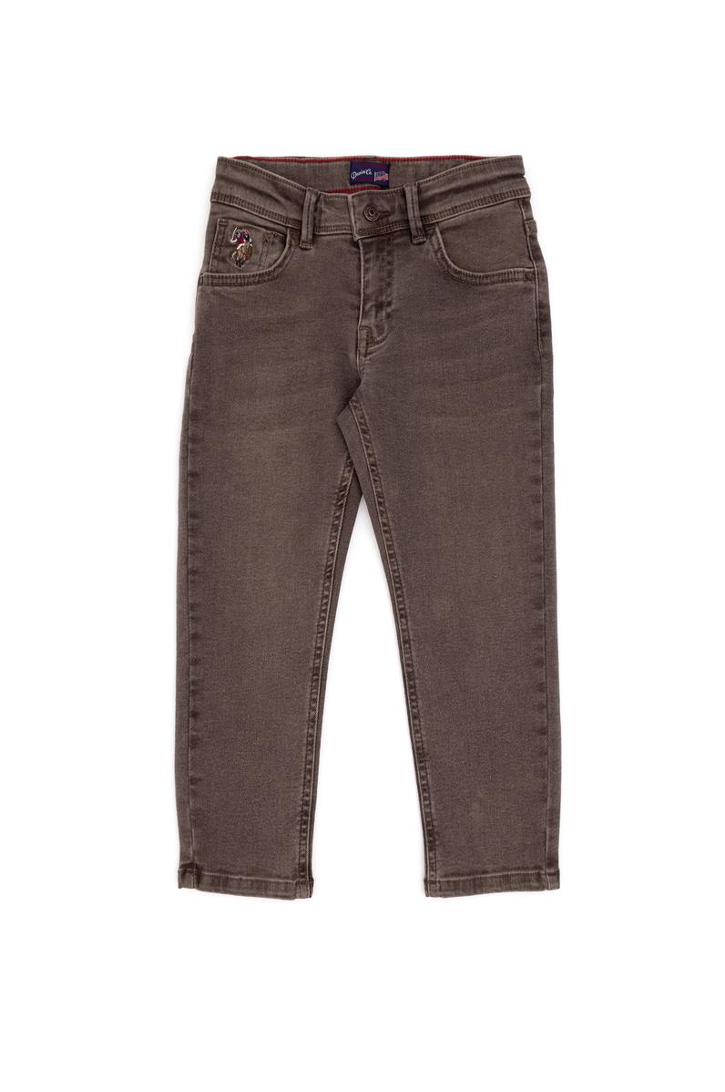 Erkek Çocuk Kahverengi Jean Pantolon