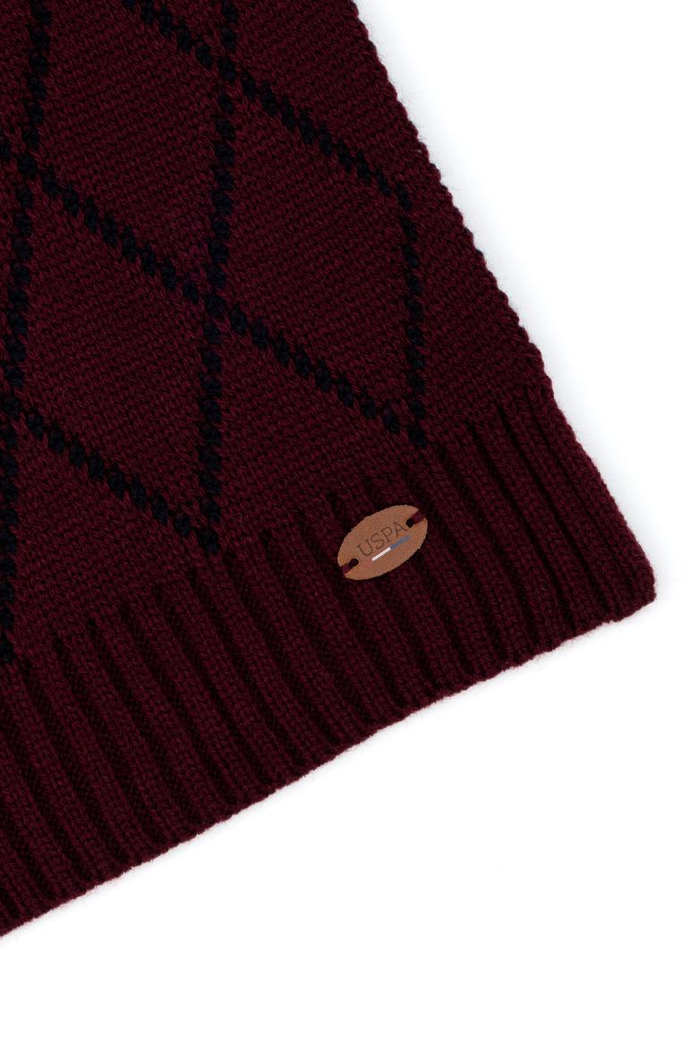 Erkek Bordo Kaşkol - 50275715001