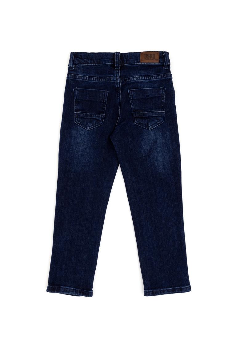 Erkek Çocuk Koyu Mavi Jean Pantolon - 50289640002