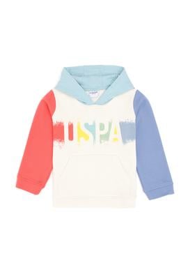 Kız Çocuk Krem Kapüşonlu Sweatshirt - 50290727005