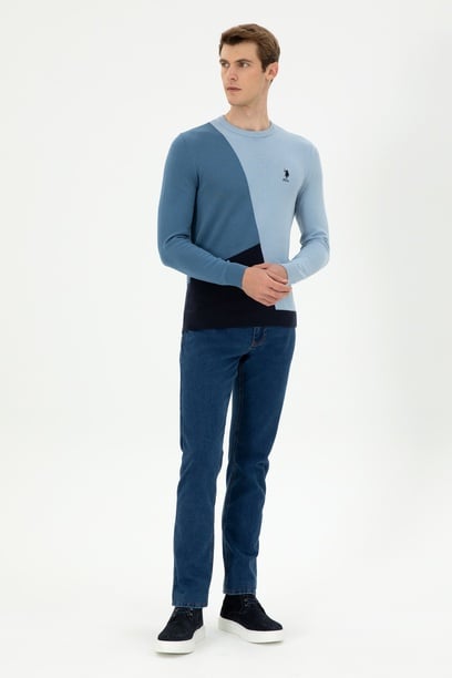 Erkek Mavi Jean Pantolon