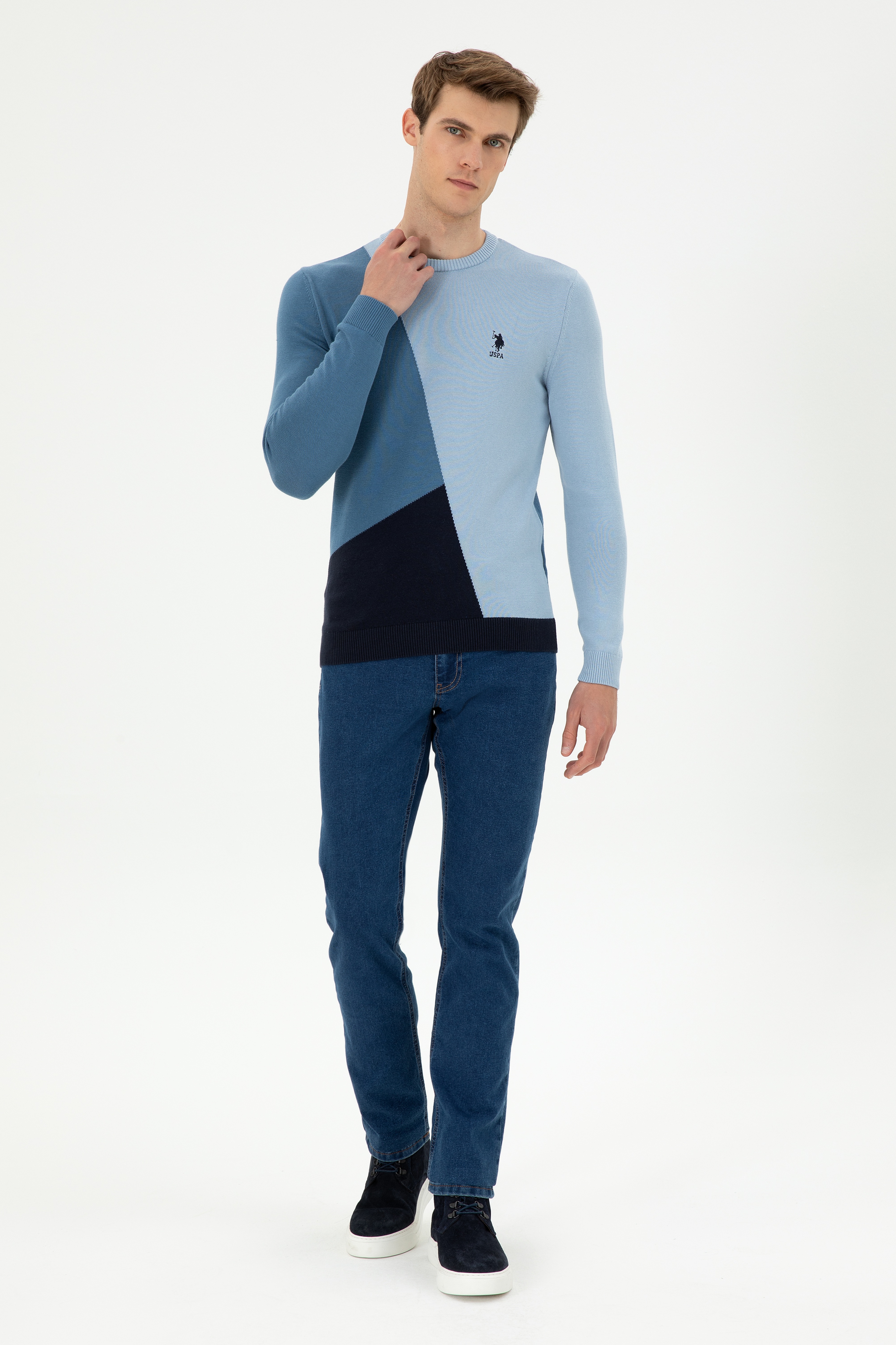 Erkek Mavi Jean Pantolon - Image 1