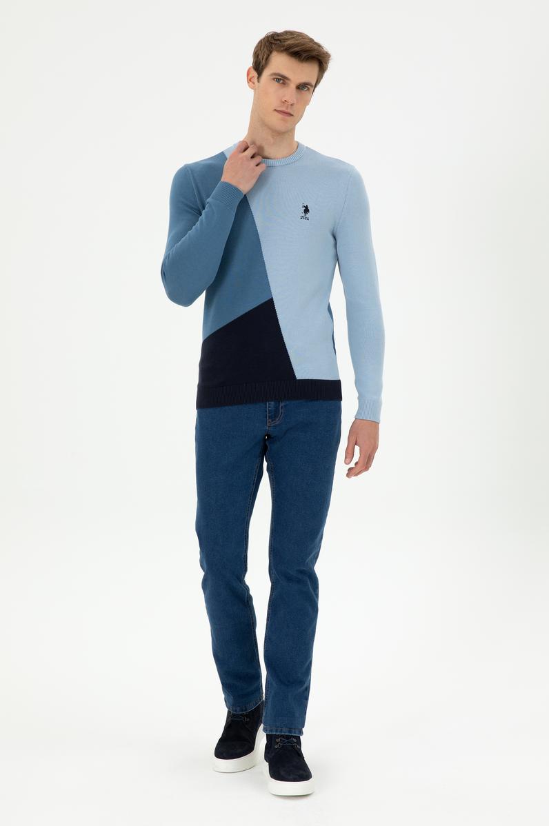 Erkek Mavi Jean Pantolon