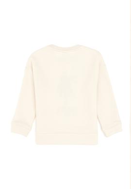 Kız Çocuk Krem Bisiklet Yaka Sweatshirt - 50292564005