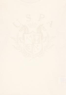 Erkek Çocuk Krem Bisiklet Yaka Sweatshirt - 50290641019