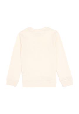 Erkek Çocuk Krem Bisiklet Yaka Sweatshirt - 50290641019