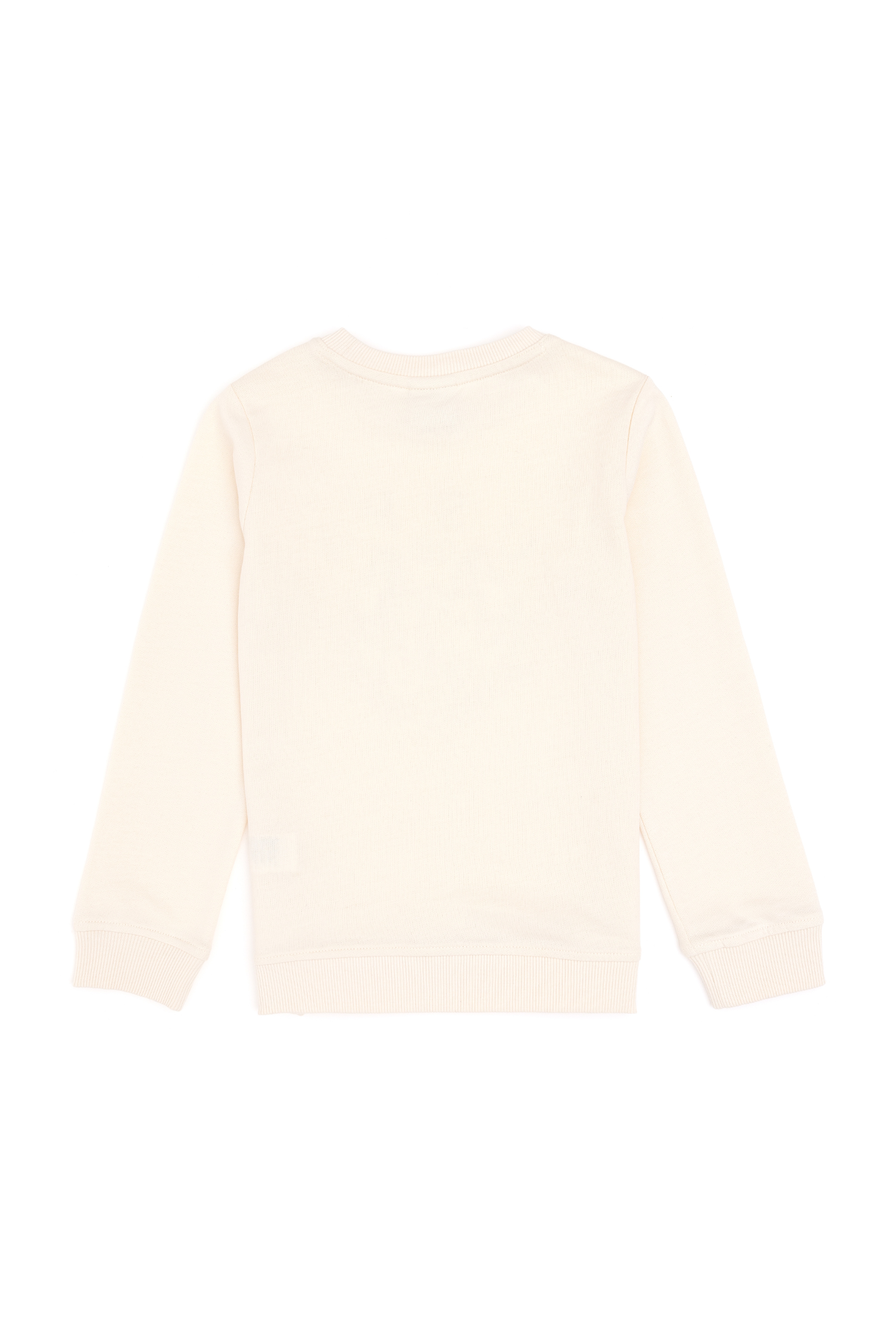 Erkek Çocuk Krem Bisiklet Yaka Sweatshirt
