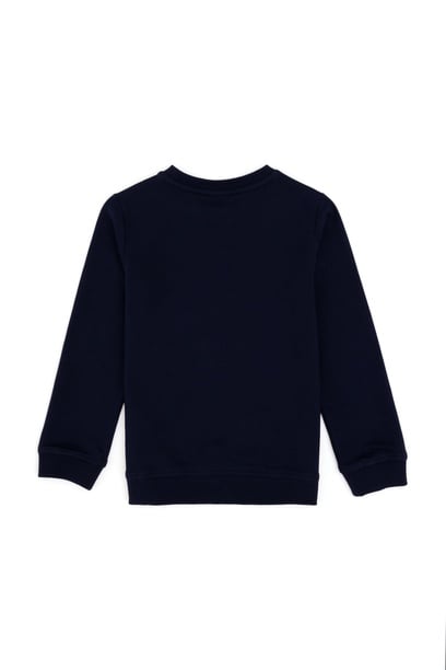 Erkek Çocuk Lacivert Bisiklet Yaka Sweatshirt