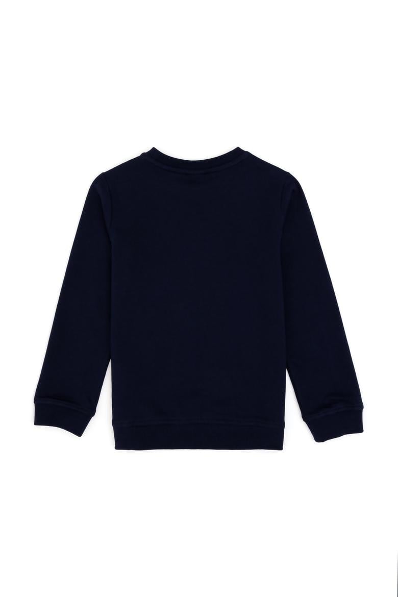 Erkek Çocuk Lacivert Bisiklet Yaka Sweatshirt - 50290641008