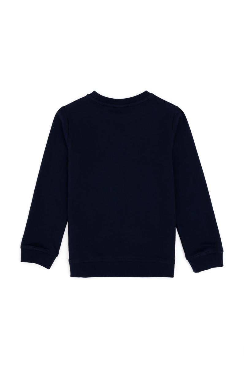 Erkek Çocuk Lacivert Bisiklet Yaka Sweatshirt