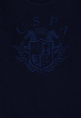 Erkek Çocuk Lacivert Bisiklet Yaka Sweatshirt - 50290641008