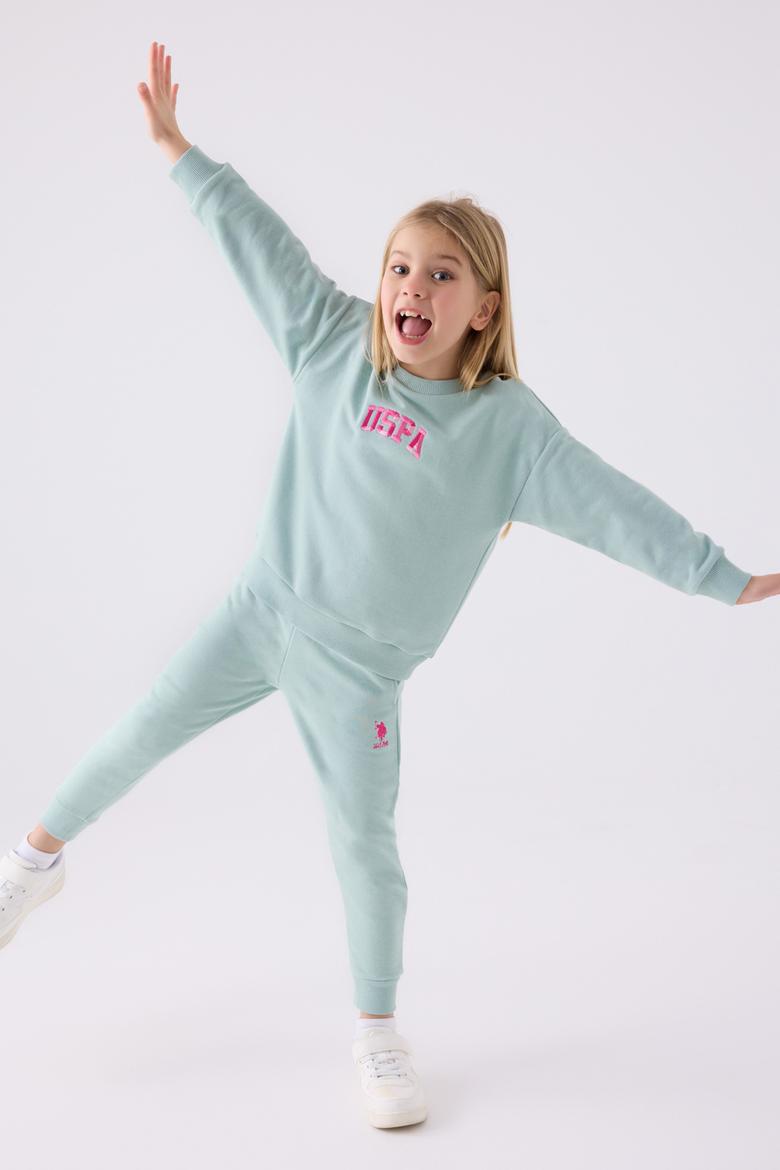 Kız Çocuk Su Yeşili Pijama Takımı - 50299750006