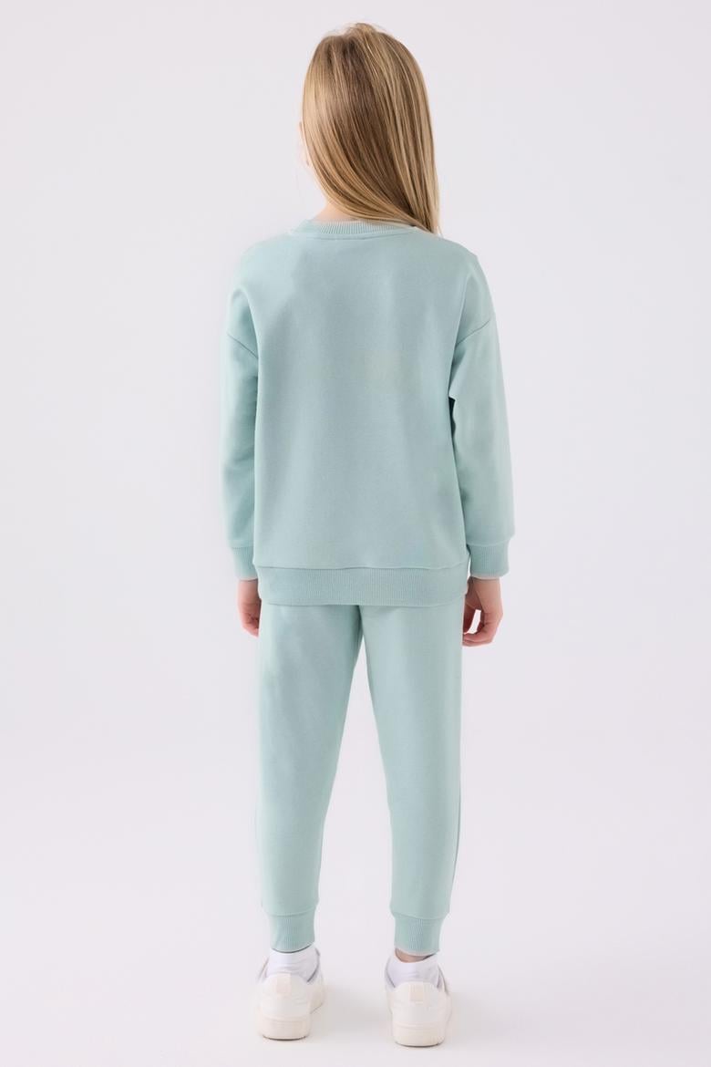 Kız Çocuk Su Yeşili Pijama Takımı - 50299750006