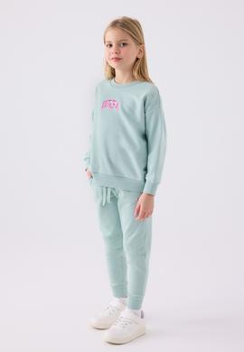 Kız Çocuk Su Yeşili Pijama Takımı - 50299750006