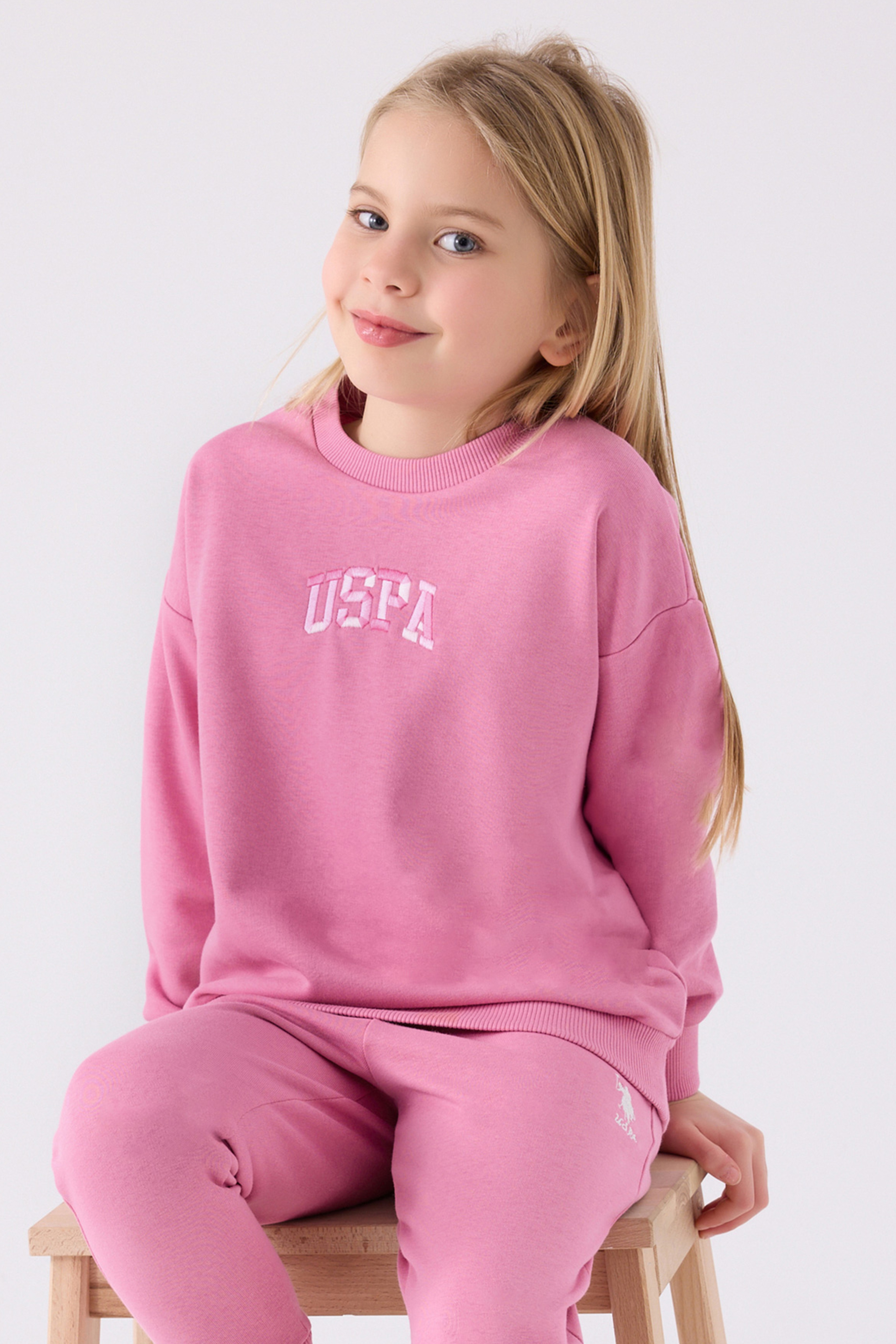 Kız Çocuk Pembe Pijama Takımı - Image 2