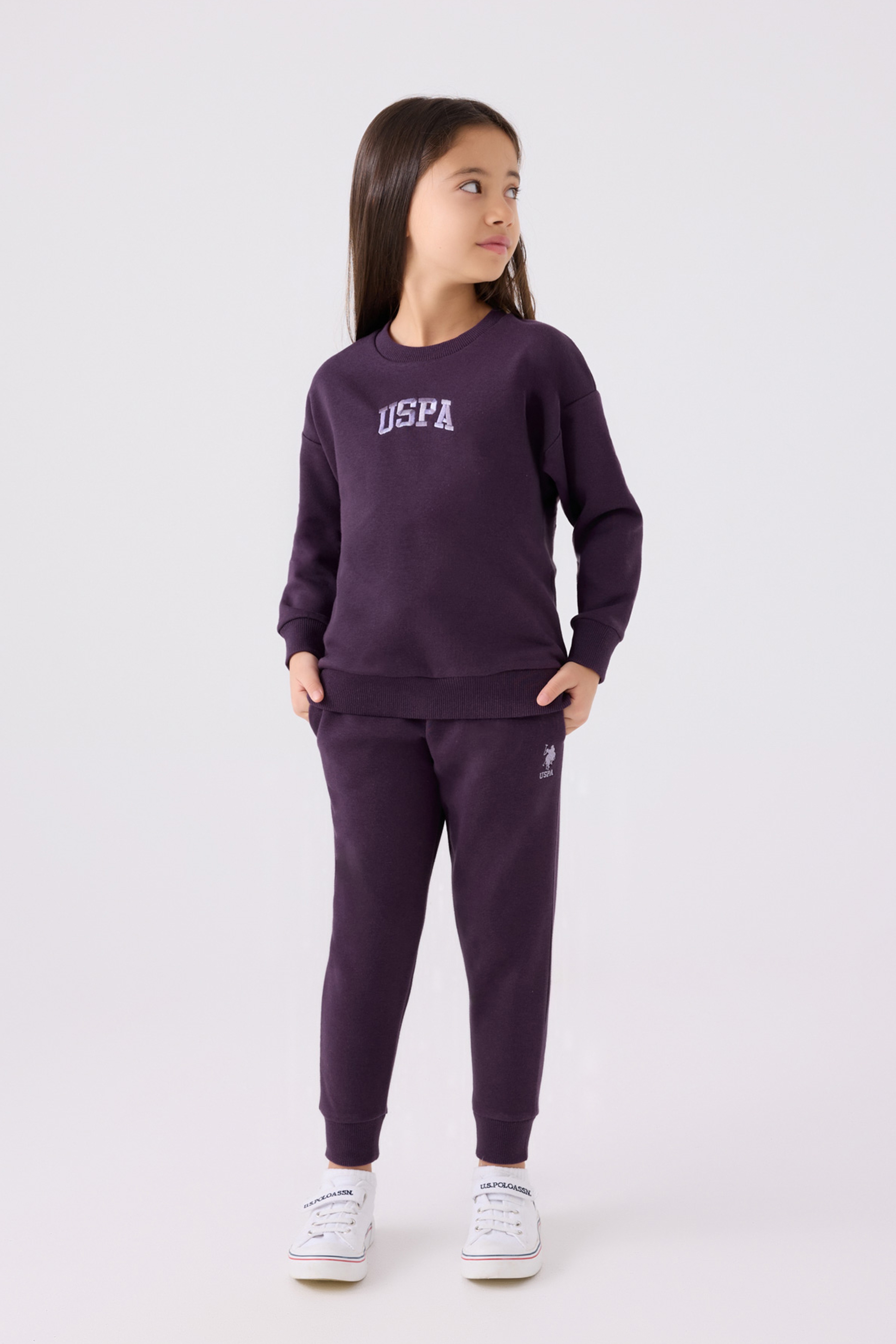Kız Çocuk Mor Pijama Takımı - Image 3
