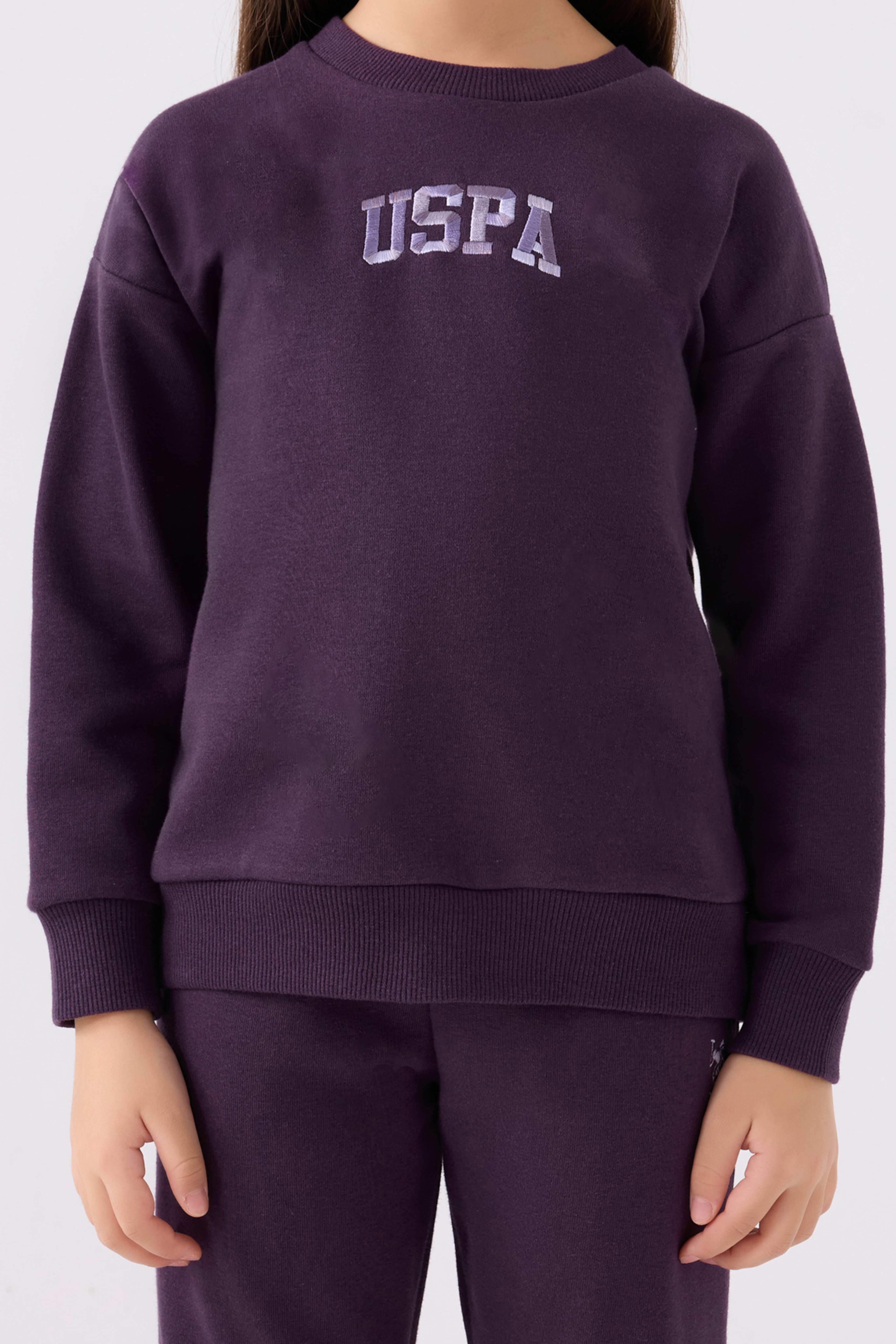 Kız Çocuk Mor Pijama Takımı