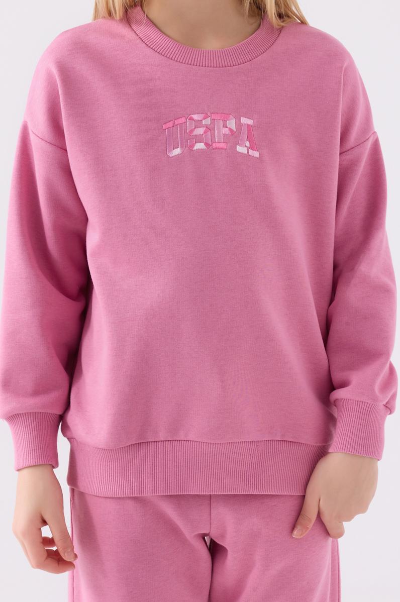 Kız Çocuk Pembe Pijama Takımı