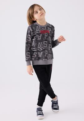 Erkek Çocuk Koyu Gri Pijama Takımı - 50299493002