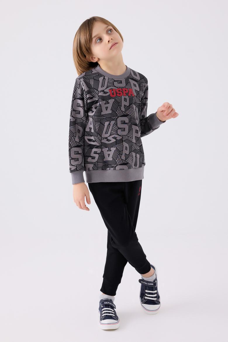 Erkek Çocuk Koyu Gri Pijama Takımı - 50299493002