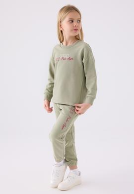 Kız Çocuk Yeşil Pijama Takımı - 50299867001