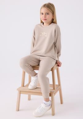 Kız Çocuk Kum Pijama Takımı - 50299750033