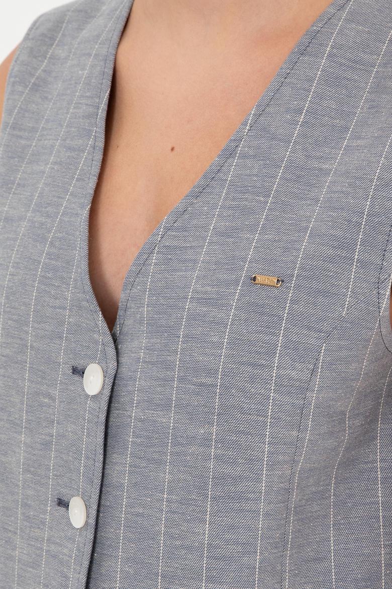 Kadın Mavi Yelek - 50284655068