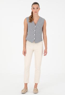 Kadın Mavi Yelek - 50284655068