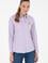 Kadın Lila Uzun Kollu Basic Gömlek